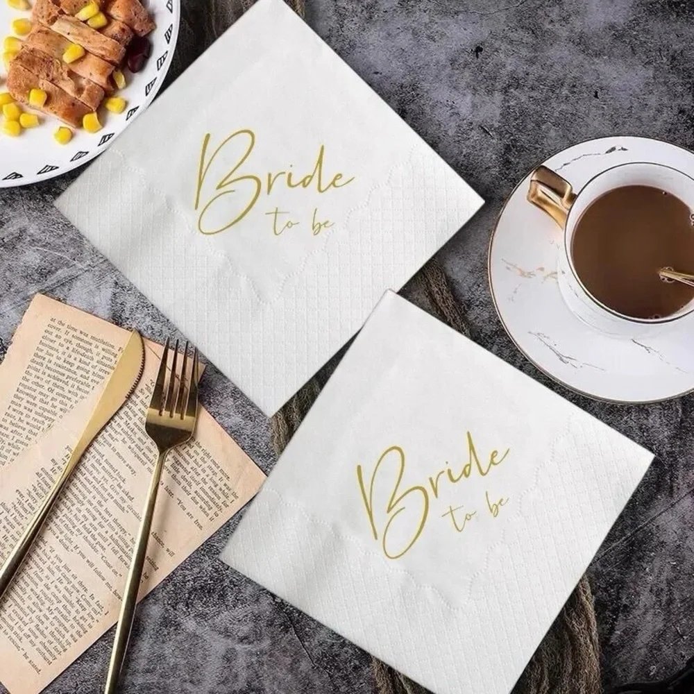 NEW | 20pcs/pack Bride to be Napkins/decorations